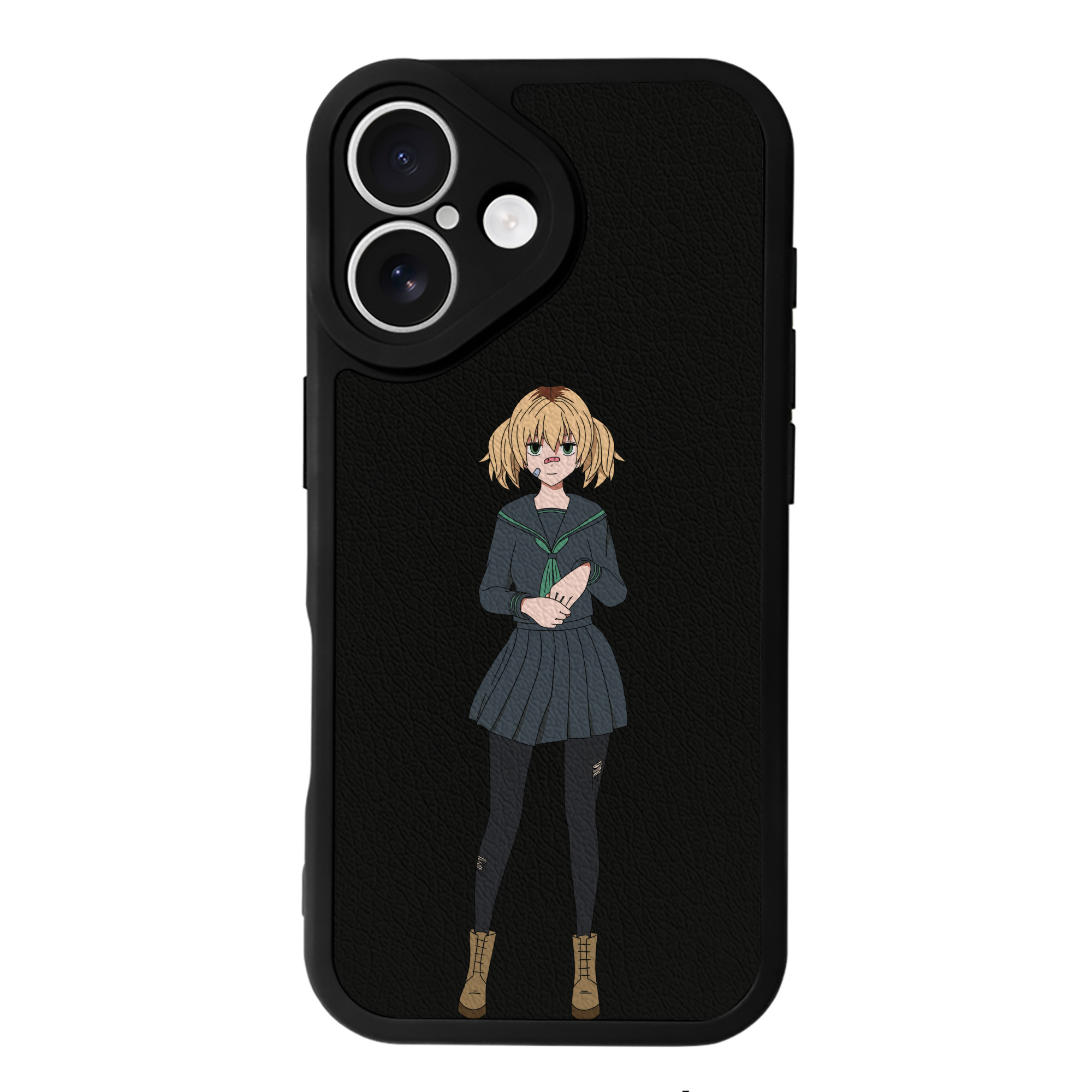 （画像用） 東京リベンジャーズ Tokyo Revengers 【iPhone 16シリーズ対応】シリコンスマホケース（レザー調） 材質：シリコン